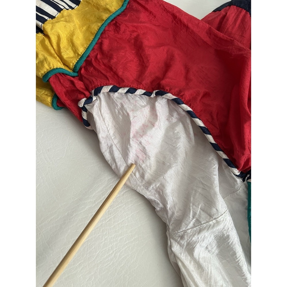 Fuzda Sport Vintage Windbreaker Jogging Running Multicolor Jacket Medium Retro - Picture 3 of 14